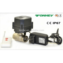 Pohs/NSF Miniature Wireless Controller and Water Valve with Automatic Water Shut off System